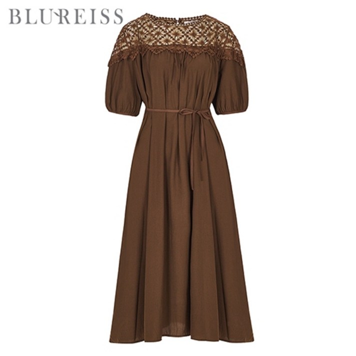 레이스배색루즈핏원피스BI3M1OP4111