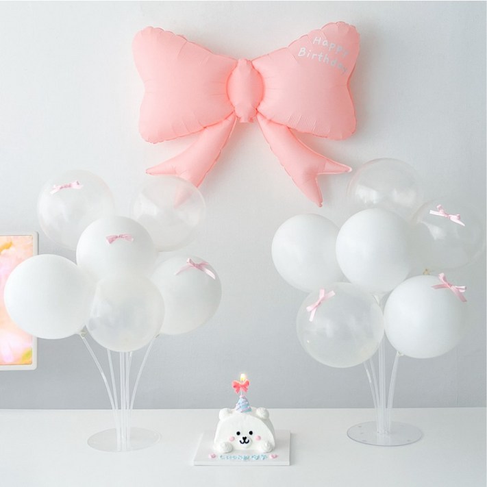 하피블리 레터링 리본 풍선 공주 생일 파티 용품 세트, 생일가랜드리본공주세트 하피블리 레터링 리본 풍선 공주 생일 파티 용품 세트, 생일가랜드리본공주세트