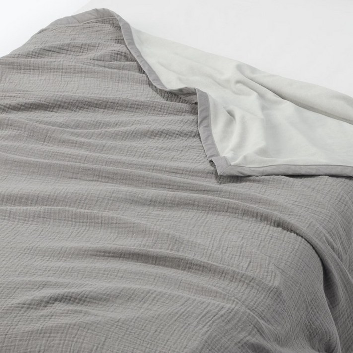 무인양품 일본직구 신상 벨루어 리버시블 블랑캣 담요