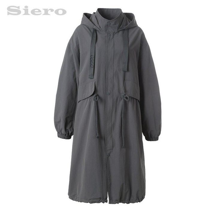 시에로 SIERO OSLO 테잎 후드야상 롱점퍼 SI3JPF151 347210