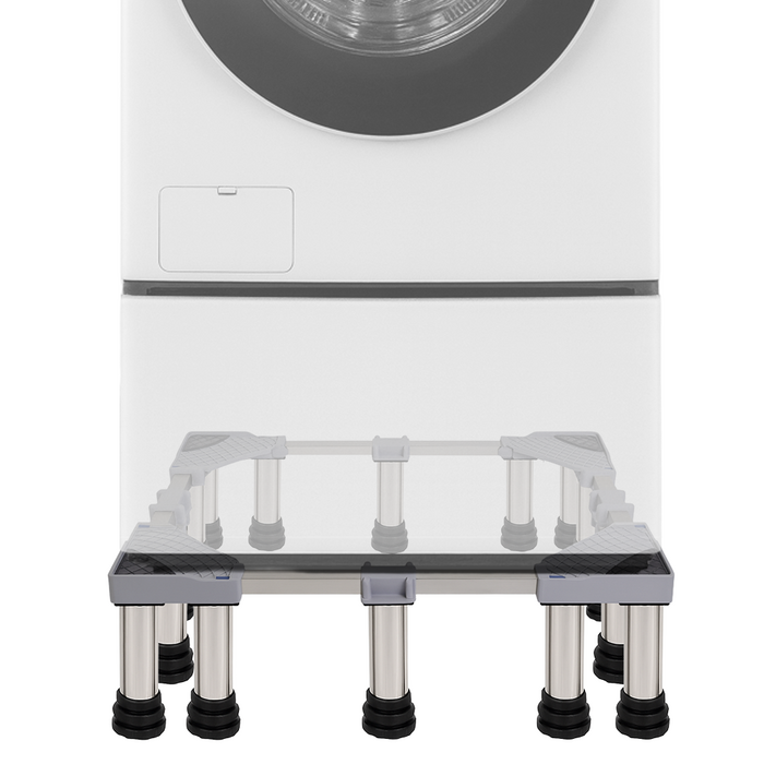 빅사이즈 세탁기 받침대 20cm 16발 높이조절 드럼 통돌이 건조기 소음차단, 1개, NZBIG20cm16