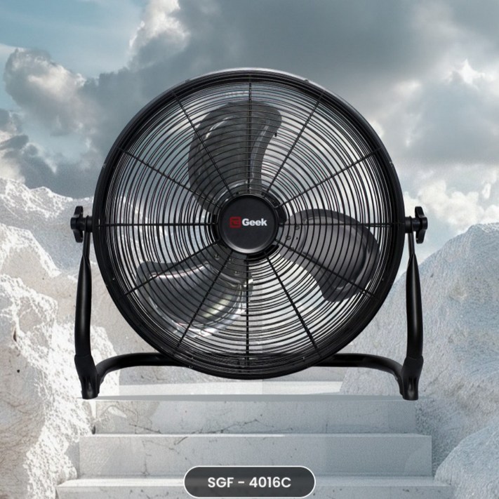GEEK 3D 좌우회전 16인치 캠핑 무선 스윙 선풍기 서큘레이터 SGF4016C