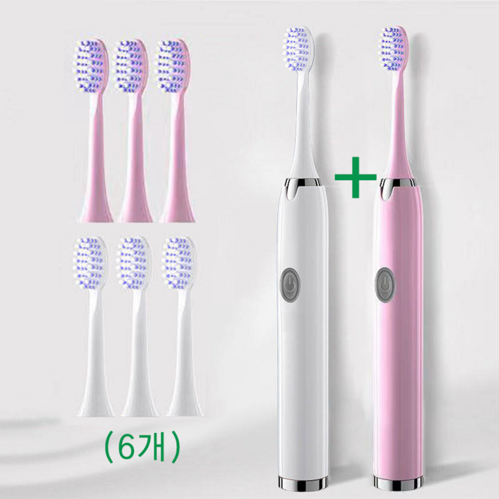 11전동 칫솔 자동 압력센서 음파 전동 칫솔리필모 세트