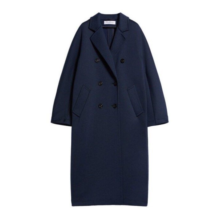 막스마라 명품24FW  마담2 더블 브레스트 코트 네이비 2319010331600 699 012 23190103316012