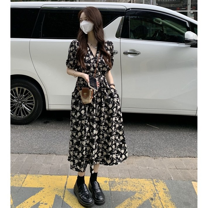 ANYOU 해외여행 바캉스룩 여름원피스 휴양지원피스 바캉스원피스 비치원피스 플라워 쉬폰원피스 ANYOU 해외여행 바캉스룩 여름원피스 휴양지원피스 바캉스원피스 비치원피스 플라워 쉬폰원피스