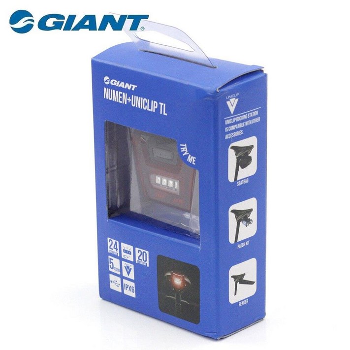 해외직구 GIANT 자이언트  Numen  Uniclip TL 테일 라이트 거대한 LIV Uniclip 장착 안장 USB