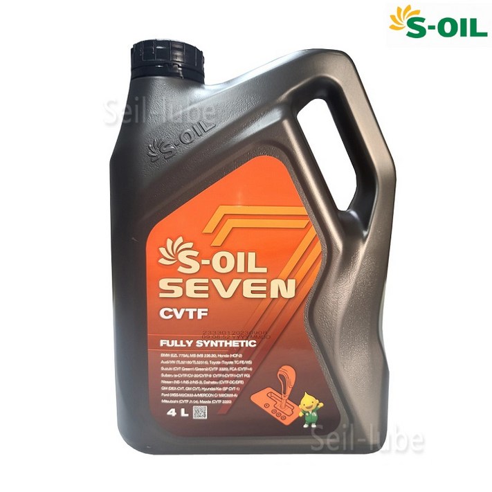 SOIL 세븐 CVTF 4L 100합성 CVT 미션오일 르노 NS3,토요타 WS,혼다 HCF2,GM DEXCVT