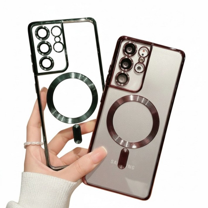 초슬림 0.3mm 맥세이프 마그네틱 투명 젤리 케이스