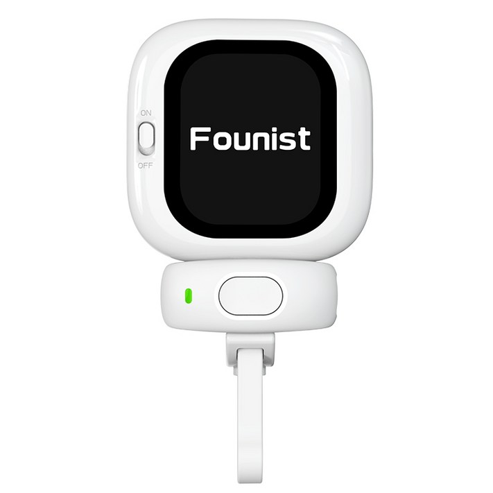 Founist 브이로그 미니 셀카모니터 맥세이프 자석 후면 미러링 AMOLED 스크린 700니트 아이폰 512 13 14 15 16 Pro 브이로그 라이브 스트리밍용 적용, Vlogmate mini, 1개