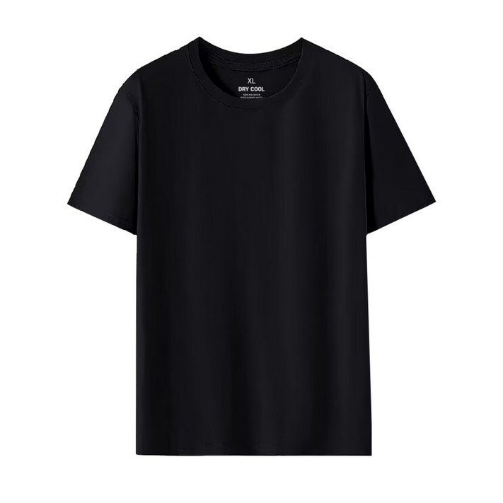 어니우니 남녀공용 기능성 쿨론 라운드 무지 반팔 티셔츠 3장 세트