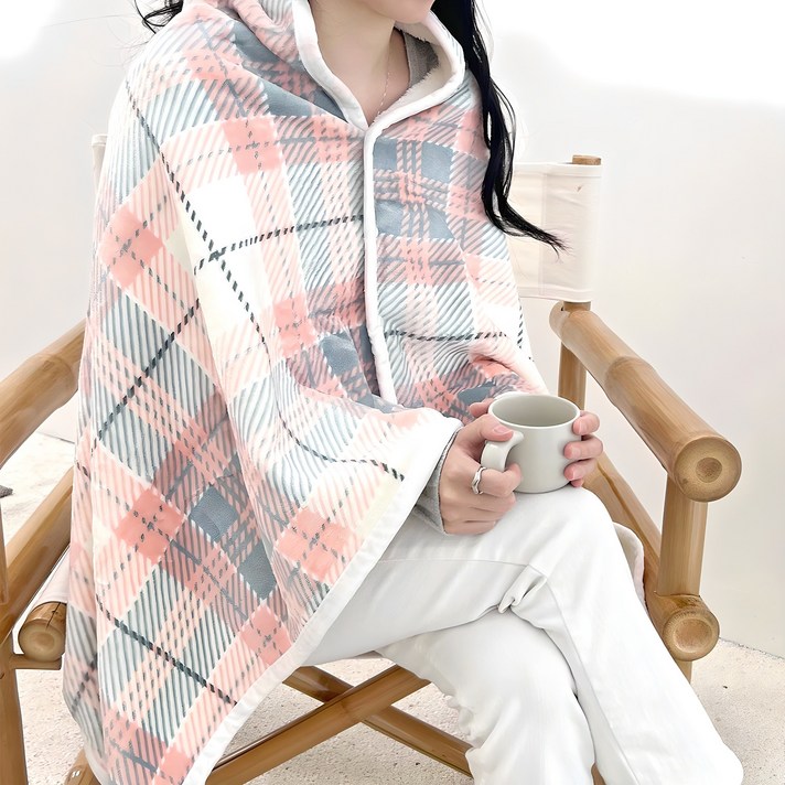 똑딱이 털 안감 극세사 따뜻한 무릎 담요 bg4033