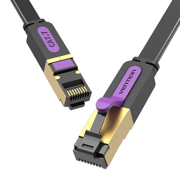 벤션 칼국수형 CAT.7 랜선 랜케이블 SSTP 10Gbps, i.블랙 15m, 1개, 15m 벤션 칼국수형 CAT.7 랜선 랜케이블 SSTP 10Gbps, i.블랙 15m, 1개, 15m