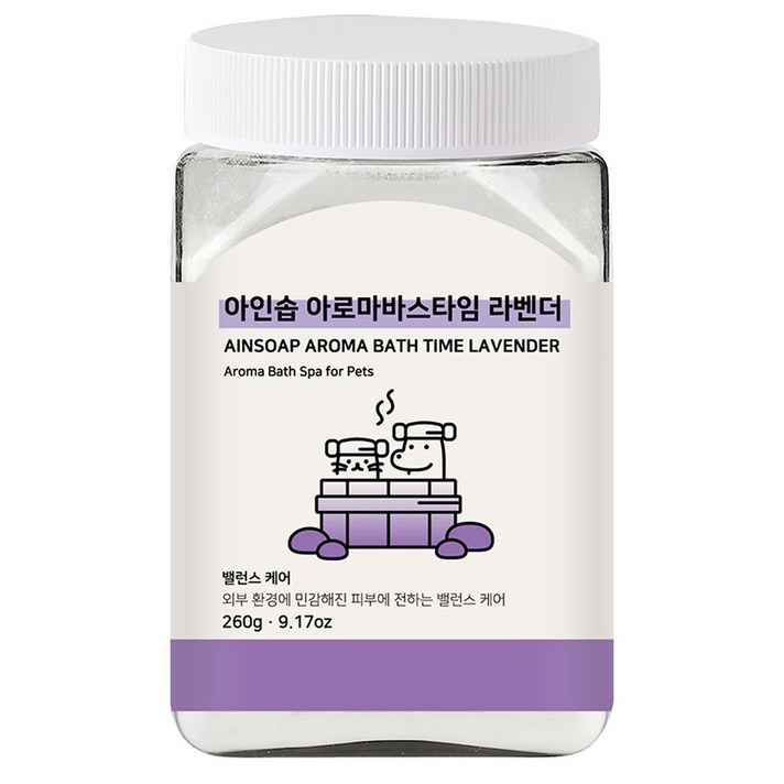 아인솝 아로마 바스타임 탄산 스파 라벤더 전용 스푼, 260g, 1세트 아인솝 아로마 바스타임 탄산 스파 라벤더 전용 스푼, 260g, 1세트