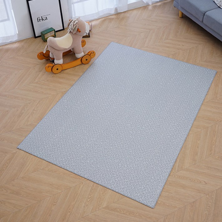 휴팡 강아지 미끄럼방지 PVC 사각형 매트 4T, 양탄자그레이 휴팡 강아지 미끄럼방지 PVC 사각형 매트 4T, 양탄자그레이