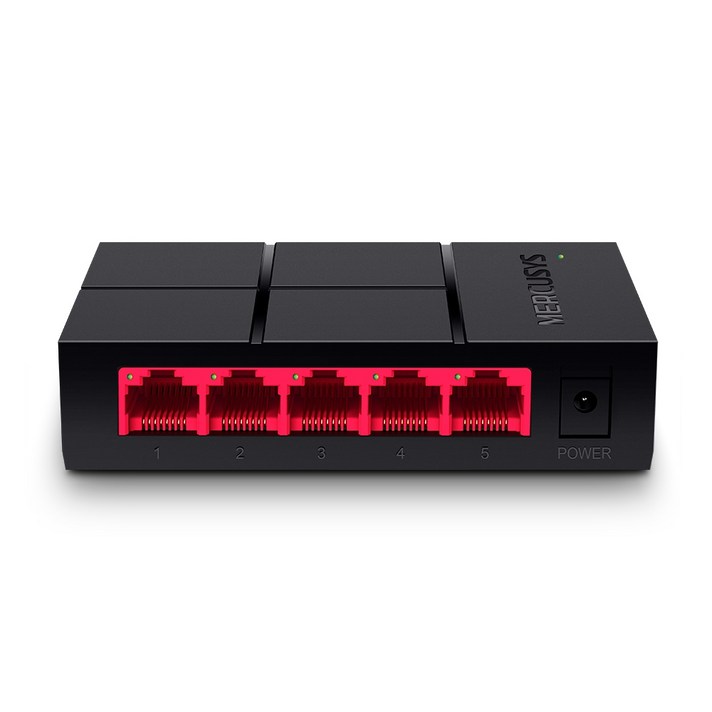 머큐시스 5 포트 10  100  1000 Mbps 기가비트 데스크톱 스위칭허브