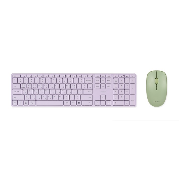 라이프썸 슬림 무선 블루투스 키보드LFSHA39 마우스LFSHA50 세트 3대기기페어링 동글포함 무소음 저소음 마우스키보드세트