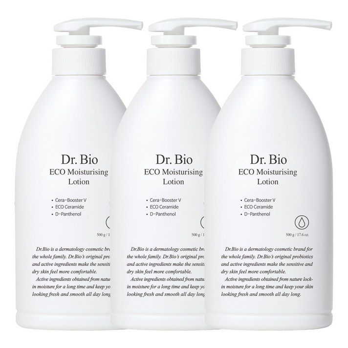 닥터바이오 에코 페이스 앤 바디로션, 500ml, 3개