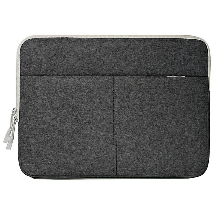 네미소 알파 갤럭시탭S8 S9 S10 울트라 서피스프로8 9 10 맥북에어13 M1 M2 파우치 가방, 블랙, 1개