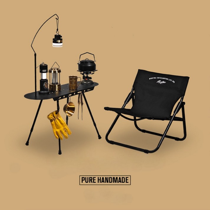 플라노아 간편한 캠핑 접이식 1세트 테이블 캠핑용품 캠핑테이블 버너테이블 경량 피크닉 야외 캠핑선반