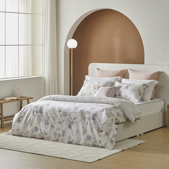 AK플라자 소프라움 로렌스 고밀도 순면 이불커버세트 S항균