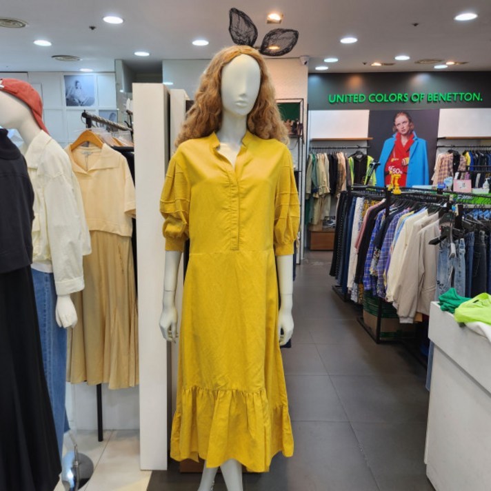 베네통 볼륨소매원피스BAOP56231 베네통 볼륨소매원피스BAOP56231