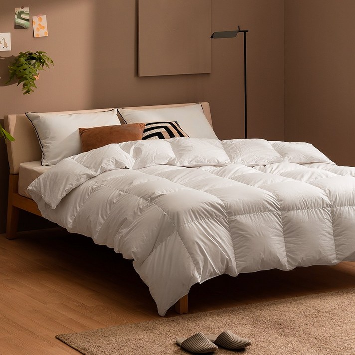 제로어클락 스탠다드 구스다운 호텔 이불 헝가리 솜털 80, 아이보리 화이트