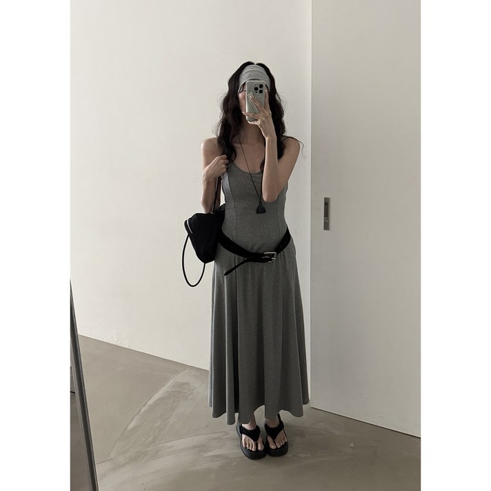 다이아모드 여성용 백리스 롱원피스 2colors 휴양지 바캉스룩