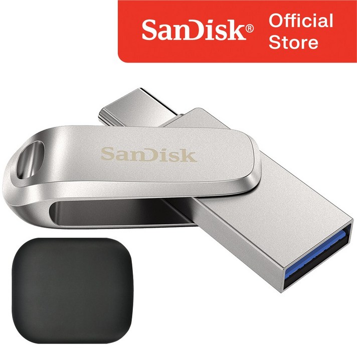 샌디스크 울트라 듀얼 럭스 C타입 USB 3.1 SDDDC4 USB 보관 케이스, 1TB