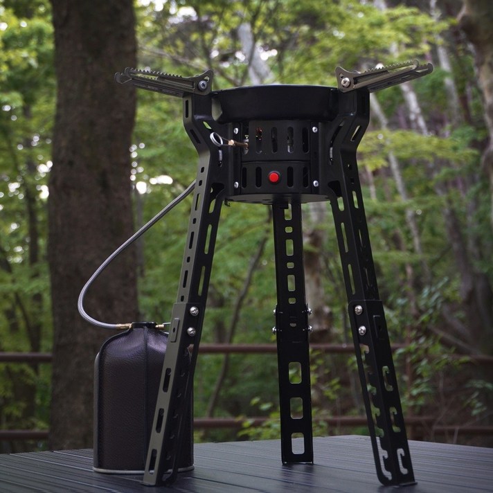 제라 KING STOVE 강염버너 고화력 캠핑버너 다리 일체형 그리들버너 이소가스버너, 1개, 혼합색상 제라 KING STOVE 강염버너 고화력 캠핑버너 다리 일체형 그리들버너 이소가스버너, 1개, 혼합색상