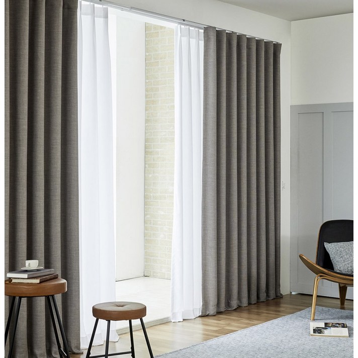 엠시베딩 호텔 암막커튼 신혼 커튼 24평 34평 거실 안방 커텐 350,450 2Size 당일배송 무료배송