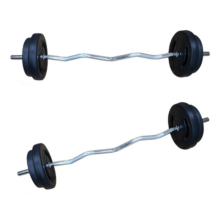 대한스포츠 세라믹 바벨 컬바세트 덤벨 아령 역기봉바벨세트, 1개