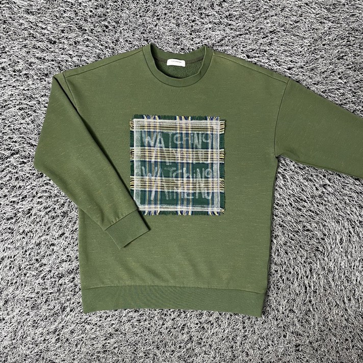 Customellow 커스텀멜로우 헤비 코튼 맨투맨 스웻셔츠