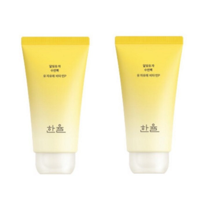 한율 달빛유자 수면팩 70ml 더블기획 (70ml+70ml)