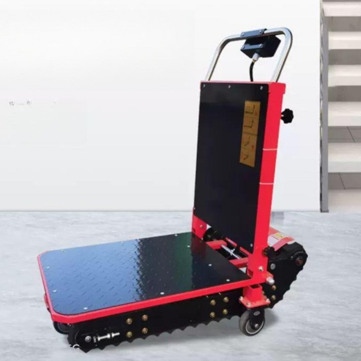 전동 계단 운반차 크림색 끌차 운반기 구루마 보급형 계단용 구르마