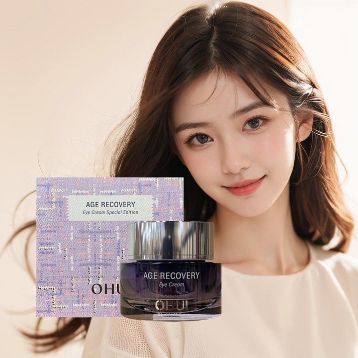 엘지 오휘 에이지 리커버리 아이크림 50ml 알파콜라겐 V존 탄력개선, 1개, 50g