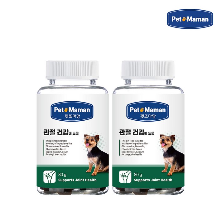 펫또마망 강아지 관절 영양제 관절연골뼈슬개골노견 케어 2BOX, 관절건강에 도움 2BOX