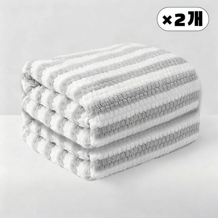 Craftsy 고급 부드러운 줄무늬 호텔  대형수건 샤워타올 바스타월 비치타월