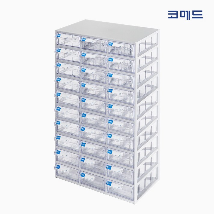 코메드 CMD50010 멀티박스 30칸 투명서랍장