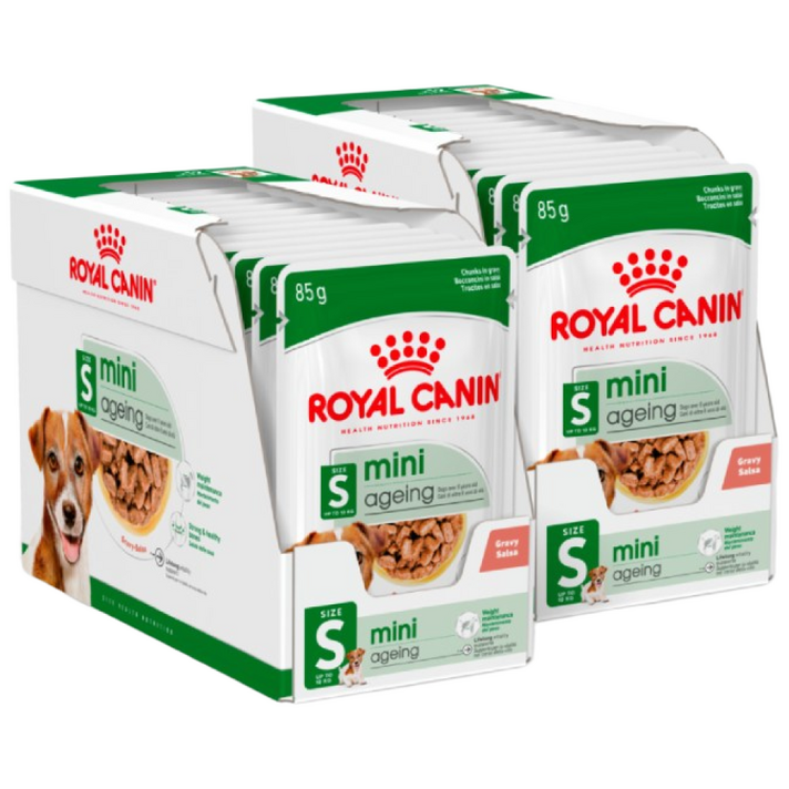 로얄캐닌 강아지 습식사료 미니 에이징 파우치 24p, 24개, 85g