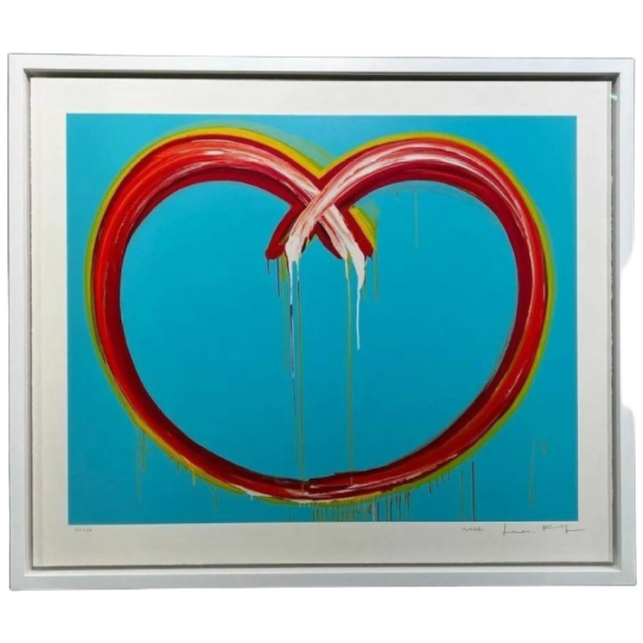 이건용 작가 한정판 판화  Body Speace 신체의 풍경 원목입체액자