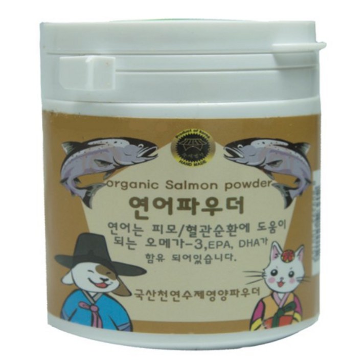 웰펫 연어파우더 반려동물영양제, 100g, 2개