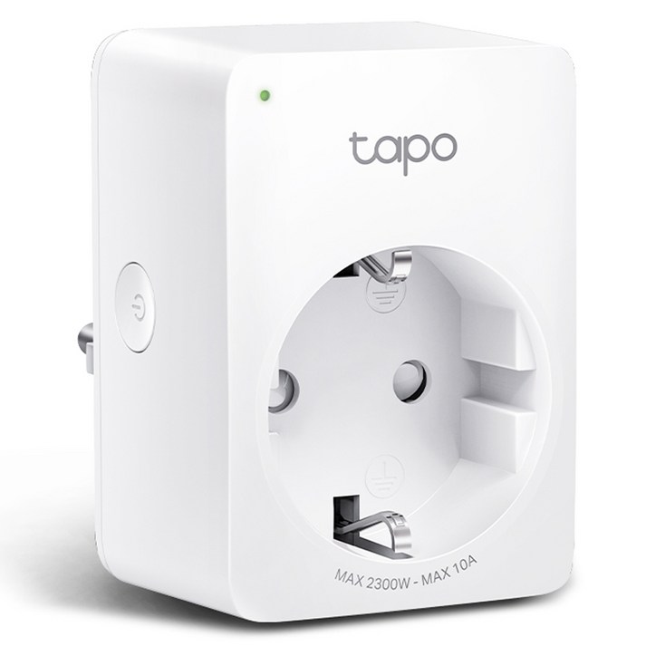 티피링크 10A IoT 스마트 모니터링 미니 WiFi 전원 플러그, Tapo P100M, 1개