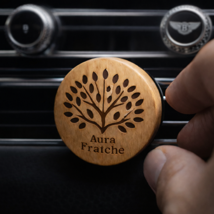 오라프레쉬 천연나무 차량용 송풍구 클립 방향제