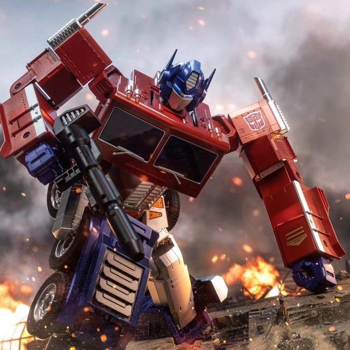 옵티머스프라임 트랜스포머 자동차 변신로봇 초대형 합금강 버전, 스타커맨더 업그레이드 확대 버전, 1개