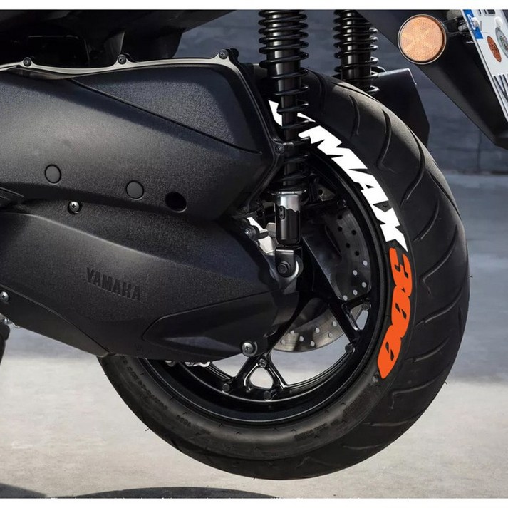 그리븐 2세대 야마하 XMAX300 로고 타이어 레터링 휠 스티커 데칼, 1개