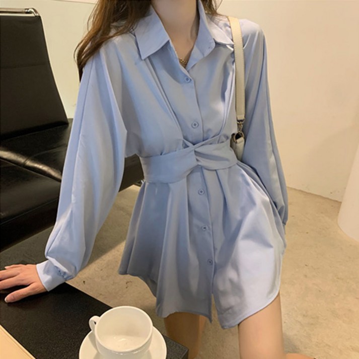 라페나 여성 셔츠 원피스