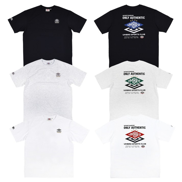 [백화점 정품] 엄브로 25SS 신상 남녀공용 접촉냉감 기능성 더블 다이아 프레쉬 반팔 티셔츠 3종 택1 + 스포츠양말