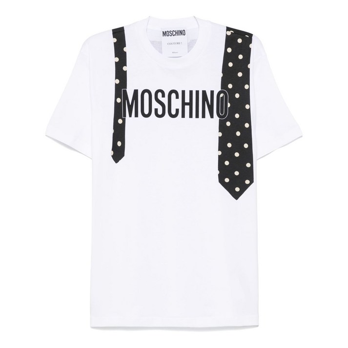 모스키노 로고 프린트 티셔츠