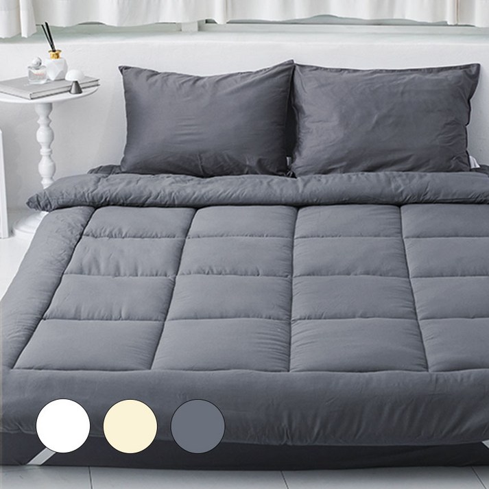 호텔 침구 차렵 이불 세트 침대패드 순면 베개커버 2P 사계절 항균 숙면 구름 이불 슈퍼 싱글 퀸 킹