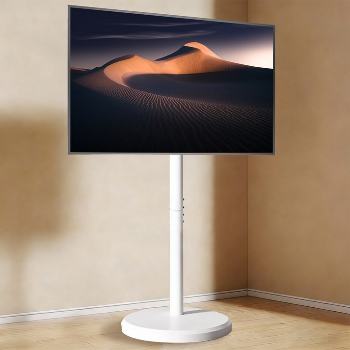 TV 스탠드 거치대 1042인치 이동식TV거치대 TV스탠드, SRXZ01S흰색, 1개